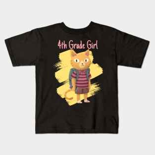 Fourth Grade Girl Kids T-Shirt